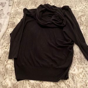 Black Cowl Neck Sweater XL